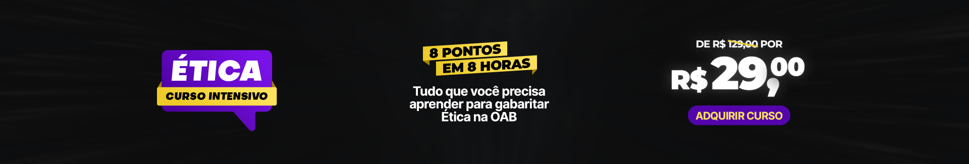 Curso 1ª fase Intensivo OAB 38º
